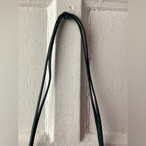 Vintage Bottega Veneta Elegant Green Woven Shoulder Bag - Picture 5 of 15